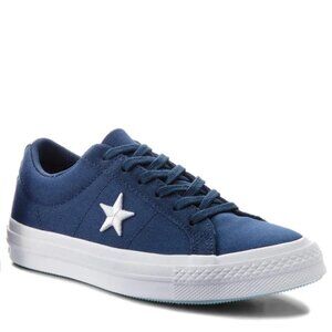 Converse Men's One Star Low Top 'Navy / White / Ocean Bliss'